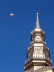 Church and balloon