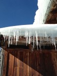 Icicles and old wood